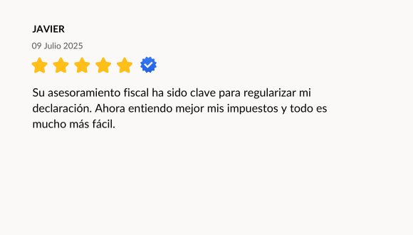 Reseña de Javier